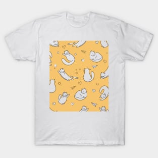 Cute Cat Pattern T-Shirt